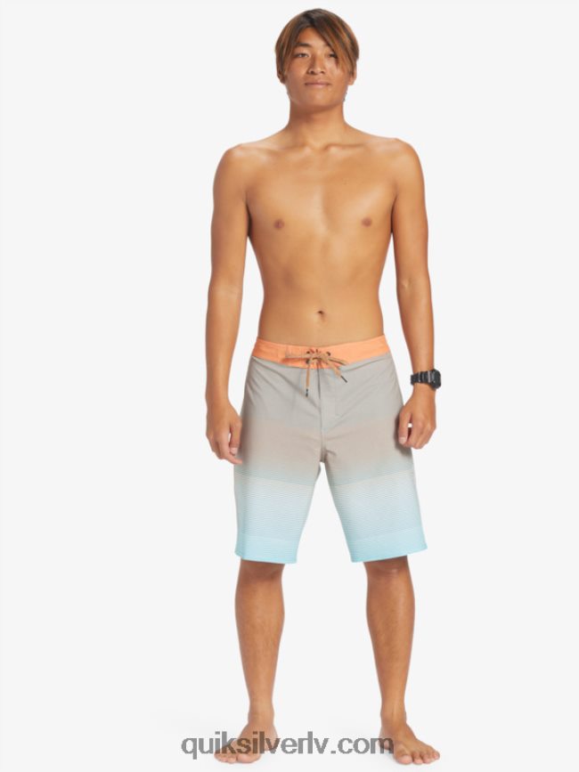 vīriešiem Quiksilver surfsilk masīvi 20 dēļu šorti kameja zils 88064R333