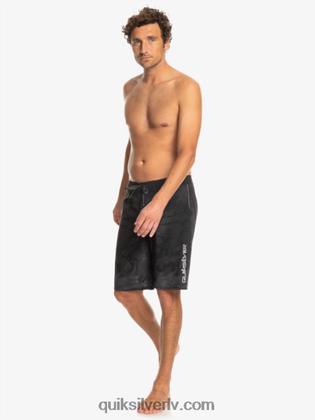 vīriešiem Quiksilver surfsilk masīvi 20 dēļu šorti melns 88064R335