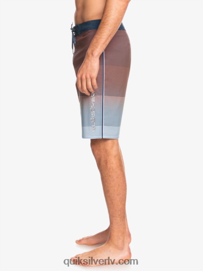 vīriešiem Quiksilver surfsilk masīvi 20 dēļu šorti zīmotnes zilā krāsā 88064R1601