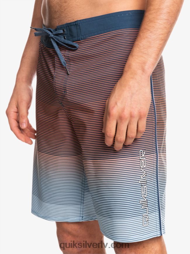 vīriešiem Quiksilver surfsilk masīvi 20 dēļu šorti zīmotnes zilā krāsā 88064R1601
