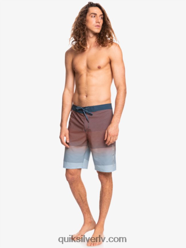 vīriešiem Quiksilver surfsilk masīvi 20 dēļu šorti zīmotnes zilā krāsā 88064R1601