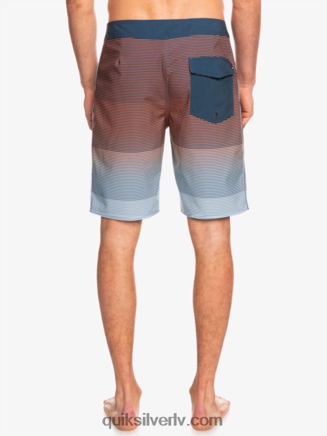 vīriešiem Quiksilver surfsilk masīvi 20 dēļu šorti zīmotnes zilā krāsā 88064R1601