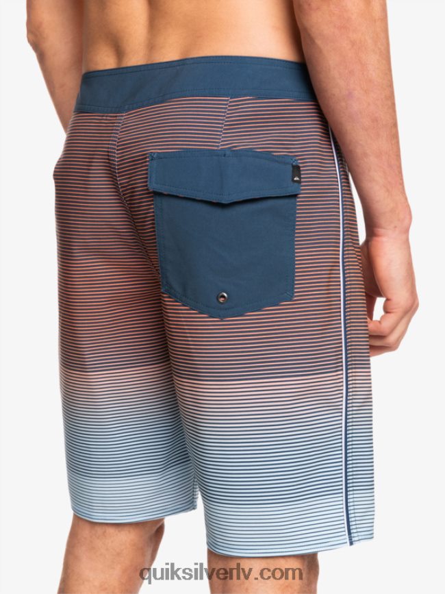 vīriešiem Quiksilver surfsilk masīvi 20 dēļu šorti zīmotnes zilā krāsā 88064R1601