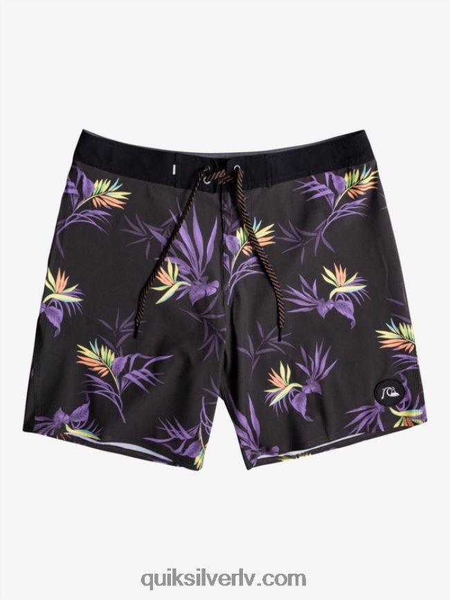 vīriešiem Quiksilver surfsilk mazgāti 18 dēļu šorti asfalts 88064R1758