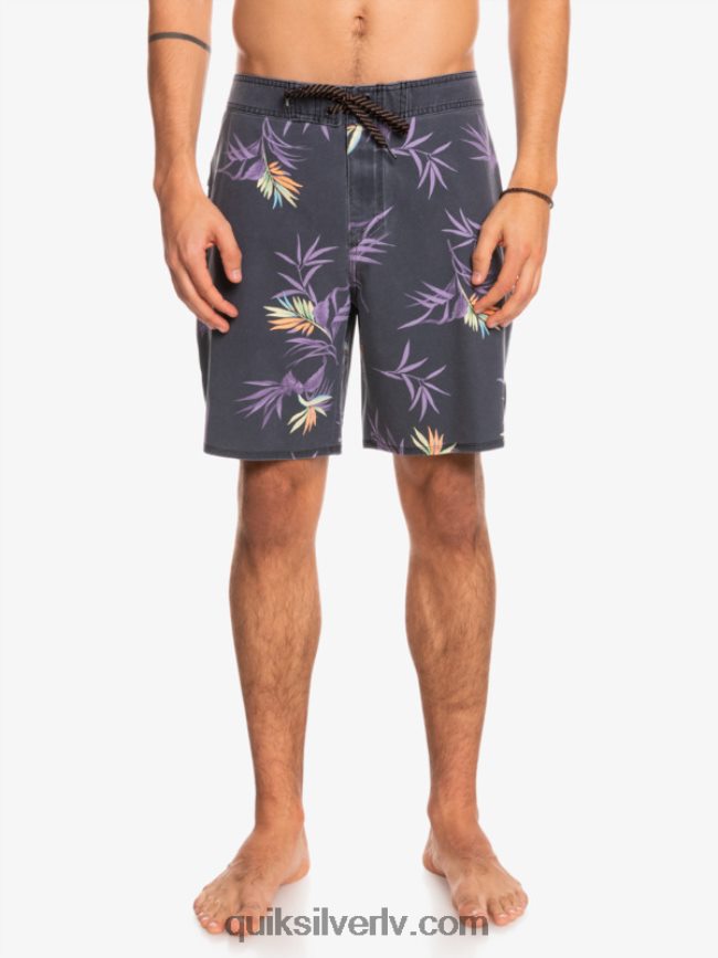 vīriešiem Quiksilver surfsilk mazgāti 18 dēļu šorti asfalts 88064R1758