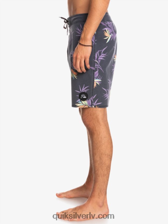 vīriešiem Quiksilver surfsilk mazgāti 18 dēļu šorti asfalts 88064R1758
