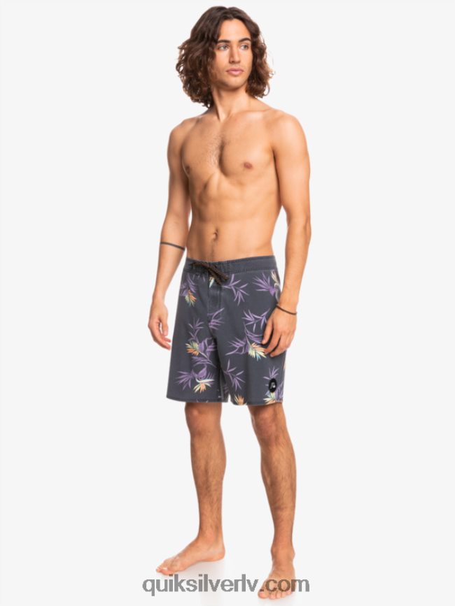 vīriešiem Quiksilver surfsilk mazgāti 18 dēļu šorti asfalts 88064R1758