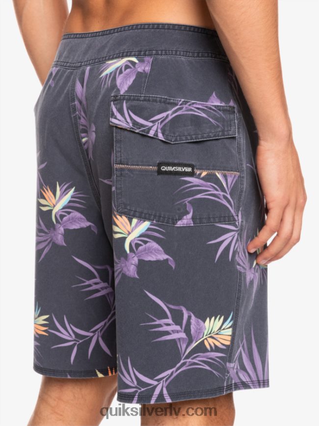 vīriešiem Quiksilver surfsilk mazgāti 18 dēļu šorti asfalts 88064R1758