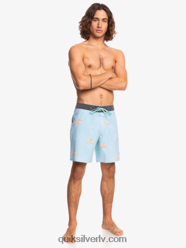 vīriešiem Quiksilver surfsilk mazgāti 18 dēļu šorti eņģelis zils 88064R1760