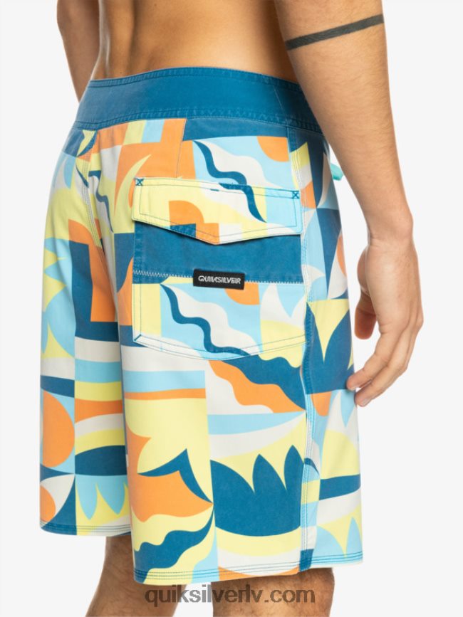 vīriešiem Quiksilver surfsilk mazgāti 18 dēļu šorti jūras osta 88064R1759