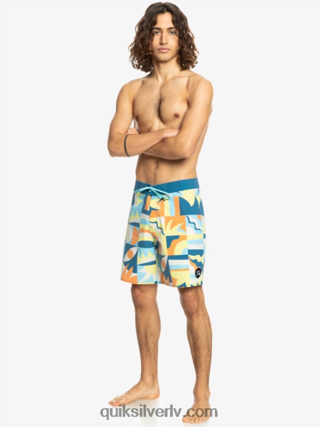 vīriešiem Quiksilver surfsilk mazgāti 18 dēļu šorti jūras osta 88064R1759