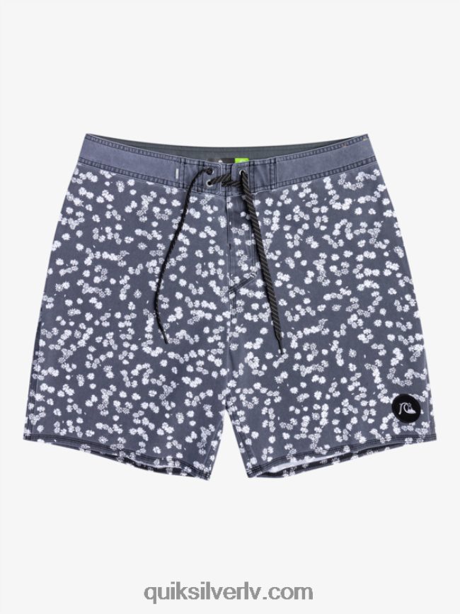 vīriešiem Quiksilver surfsilk mazgāti 18 dēļu šorti melns 88064R1755