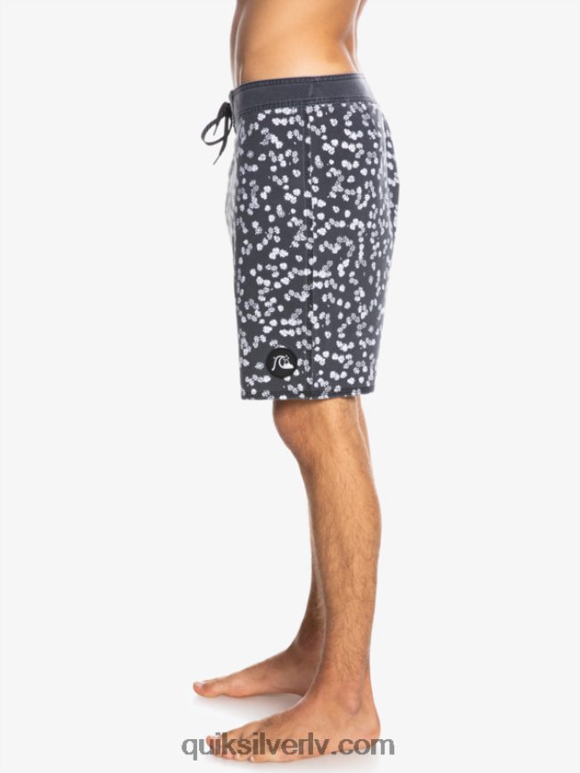 vīriešiem Quiksilver surfsilk mazgāti 18 dēļu šorti melns 88064R1755