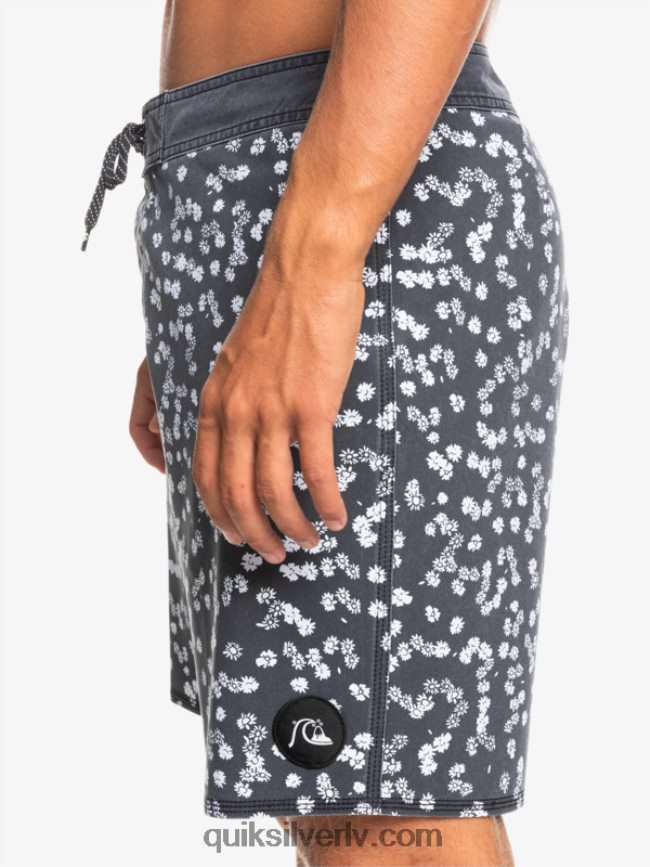 vīriešiem Quiksilver surfsilk mazgāti 18 dēļu šorti melns 88064R1755