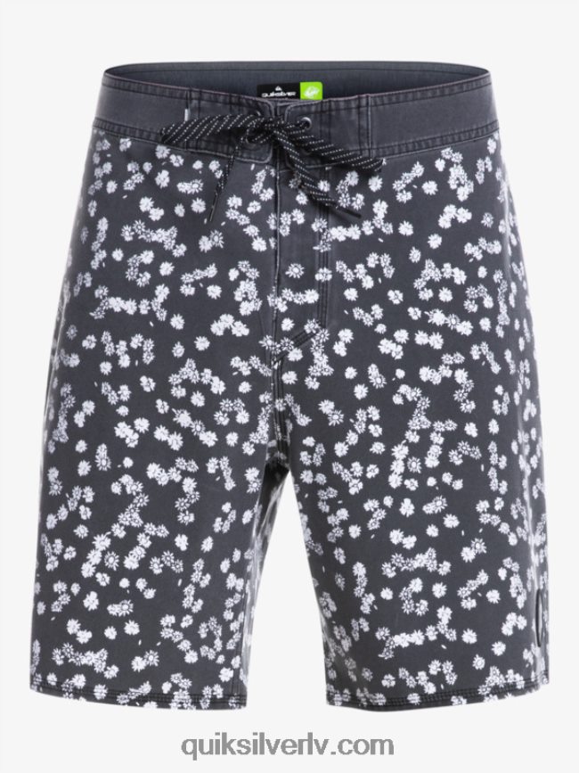 vīriešiem Quiksilver surfsilk mazgāti 18 dēļu šorti melns 88064R1755