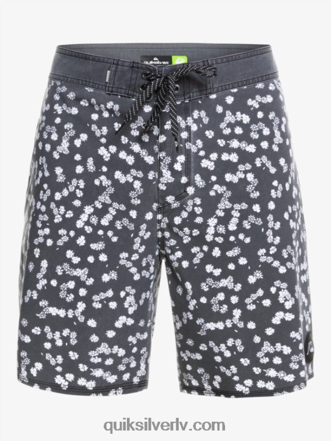 vīriešiem Quiksilver surfsilk mazgāti 18 dēļu šorti melns 88064R1755