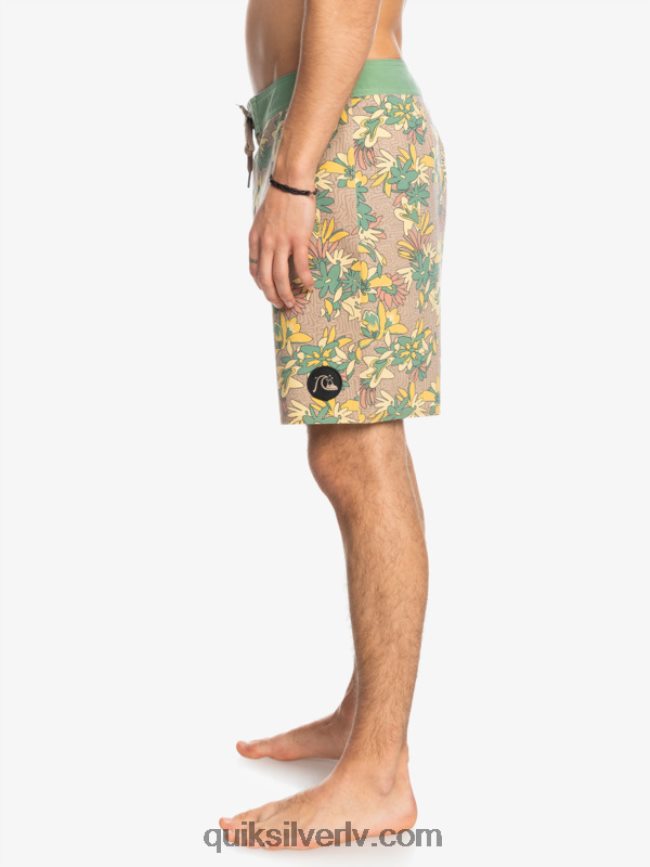 vīriešiem Quiksilver surfsilk mazgāti 18 dēļu šorti zelta stienis 88064R1754