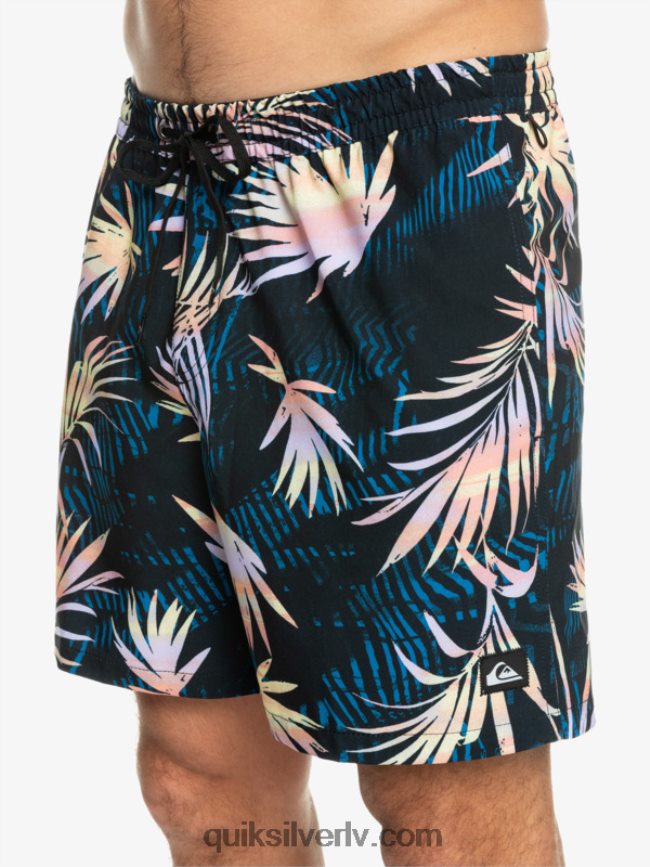 vīriešiem Quiksilver surfsilk mix 17 zalves melns 88064R634