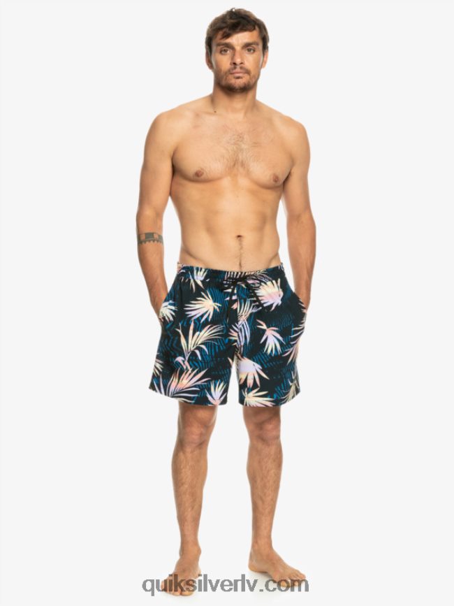 vīriešiem Quiksilver surfsilk mix 17 zalves melns 88064R634