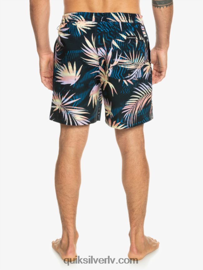 vīriešiem Quiksilver surfsilk mix 17 zalves melns 88064R634