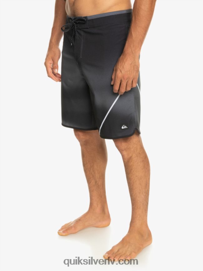 vīriešiem Quiksilver surfsilk new wave 20 dēļu šorti melns 88064R223
