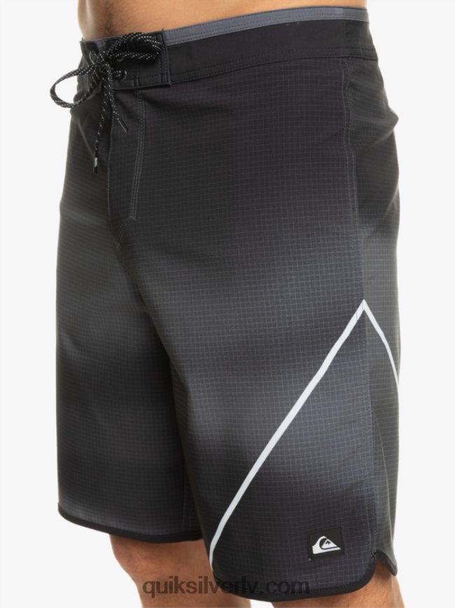 vīriešiem Quiksilver surfsilk new wave 20 dēļu šorti melns 88064R223