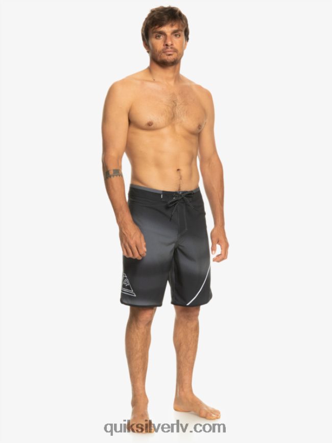 vīriešiem Quiksilver surfsilk new wave 20 dēļu šorti melns 88064R223