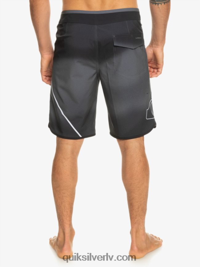 vīriešiem Quiksilver surfsilk new wave 20 dēļu šorti melns 88064R223