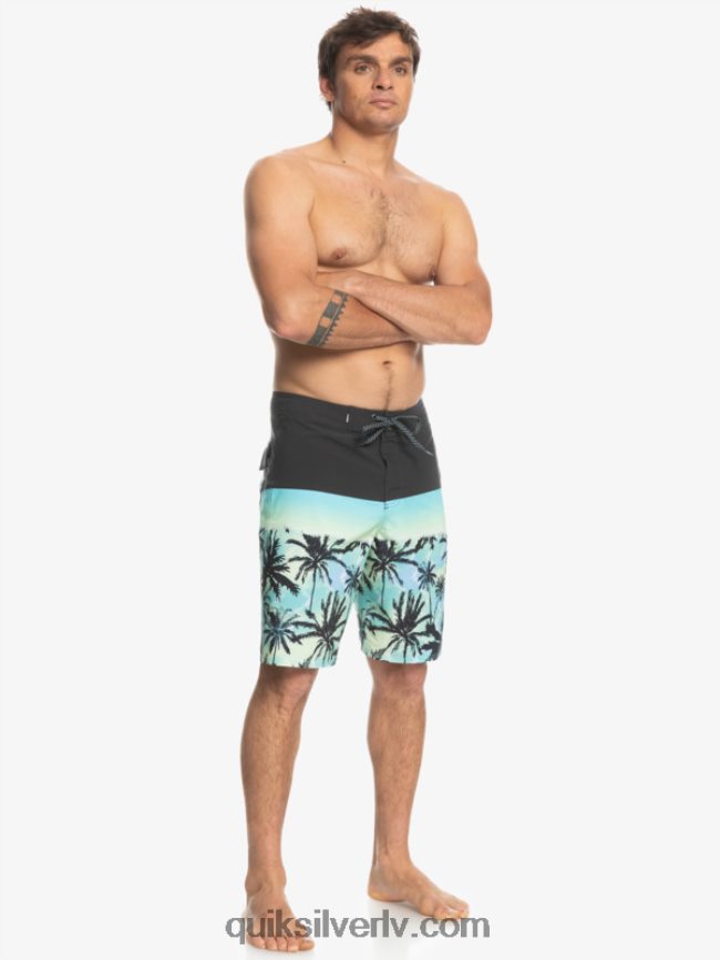 vīriešiem Quiksilver surfsilk panelis 20 dēļu šorti asfalts 88064R1461