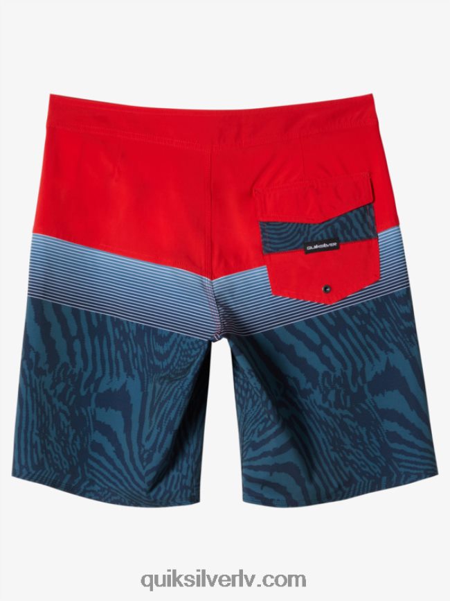 vīriešiem Quiksilver surfsilk panelis 20 dēļu šorti augsta riska sarkans 88064R132