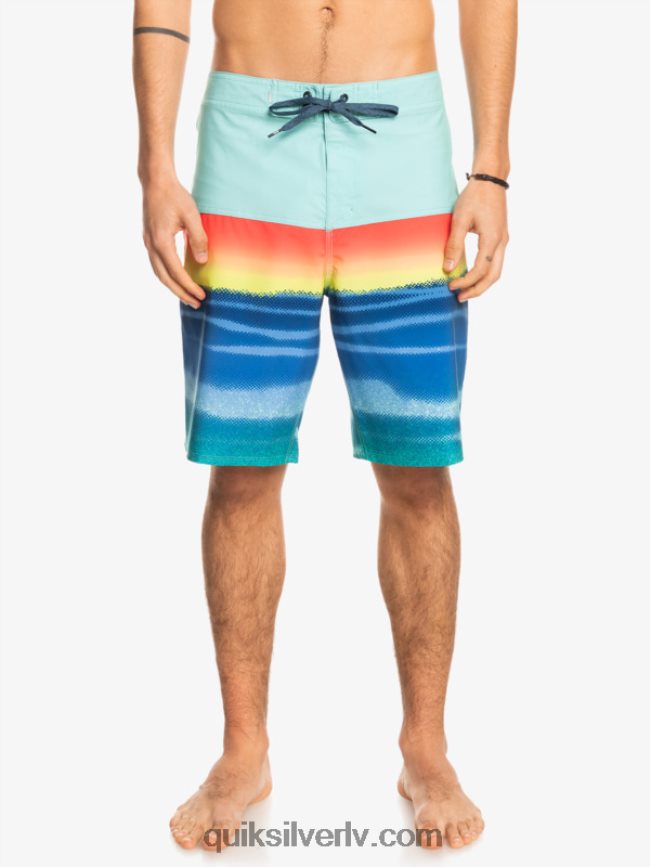 vīriešiem Quiksilver surfsilk panelis 20 dēļu šorti baseins zaļš 88064R1455
