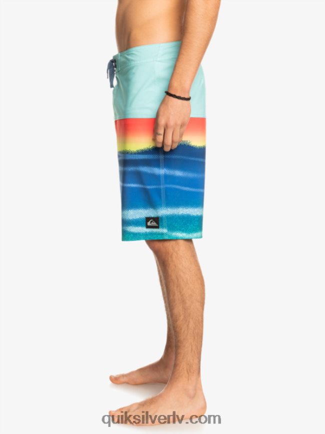 vīriešiem Quiksilver surfsilk panelis 20 dēļu šorti baseins zaļš 88064R1455