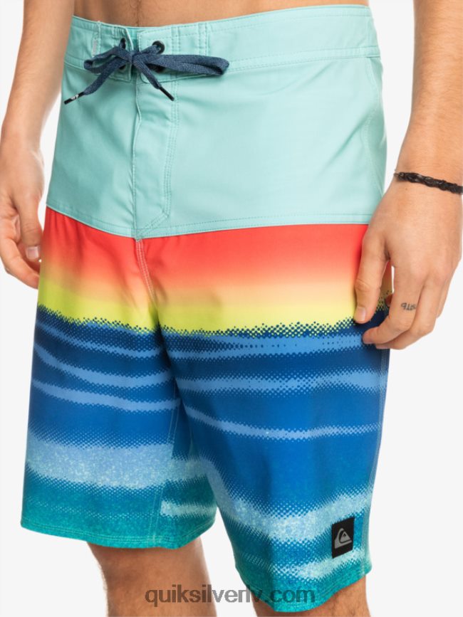 vīriešiem Quiksilver surfsilk panelis 20 dēļu šorti baseins zaļš 88064R1455
