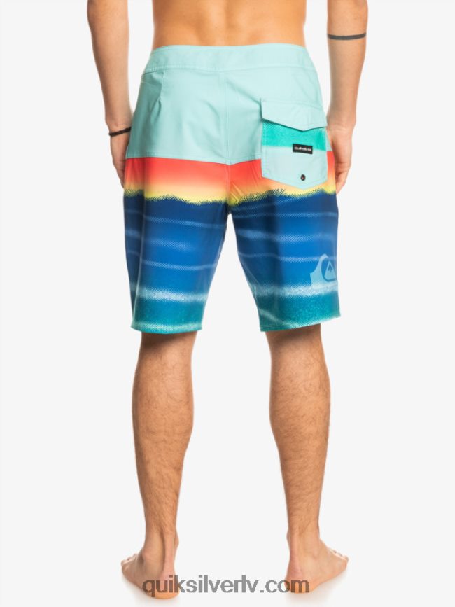 vīriešiem Quiksilver surfsilk panelis 20 dēļu šorti baseins zaļš 88064R1455