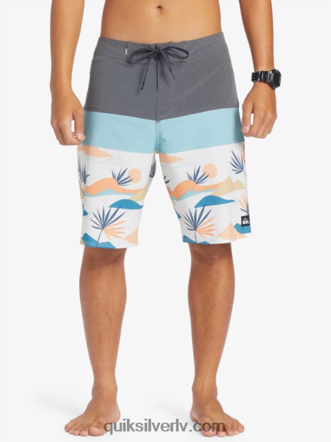 vīriešiem Quiksilver surfsilk panelis 20 dēļu šorti dzelzs vārti 88064R133