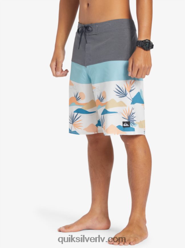 vīriešiem Quiksilver surfsilk panelis 20 dēļu šorti dzelzs vārti 88064R133