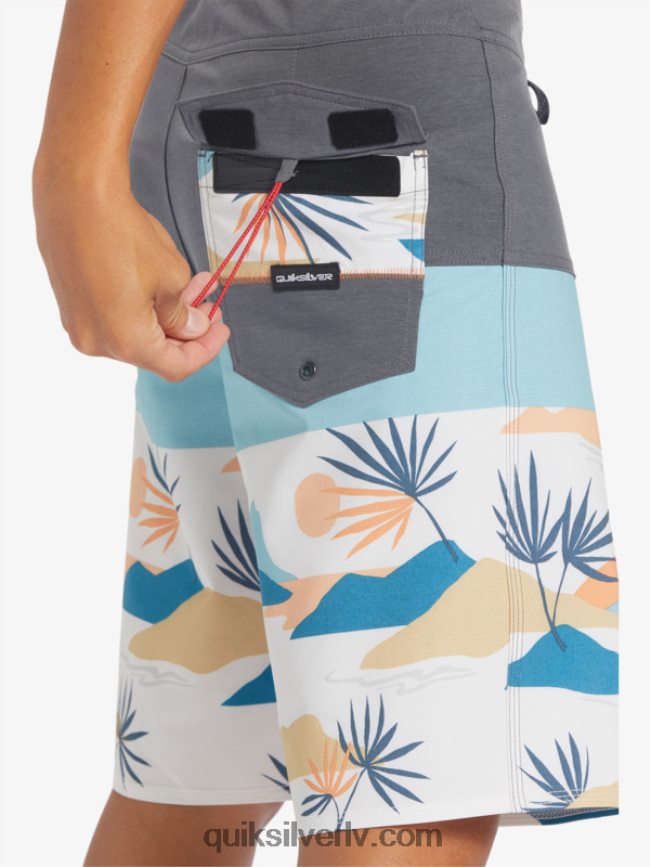vīriešiem Quiksilver surfsilk panelis 20 dēļu šorti dzelzs vārti 88064R133