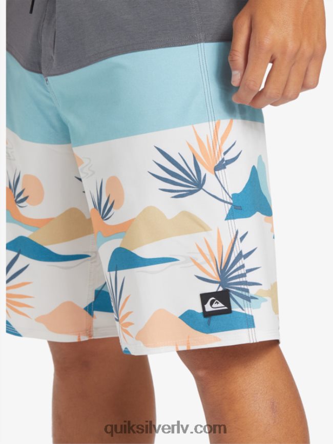 vīriešiem Quiksilver surfsilk panelis 20 dēļu šorti dzelzs vārti 88064R133
