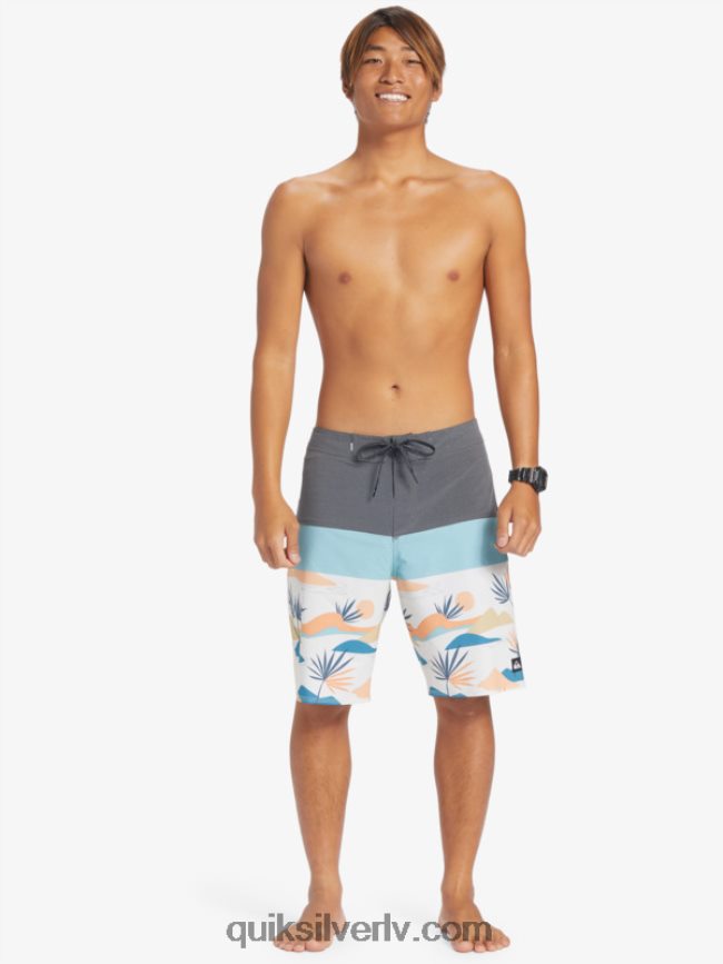vīriešiem Quiksilver surfsilk panelis 20 dēļu šorti dzelzs vārti 88064R133