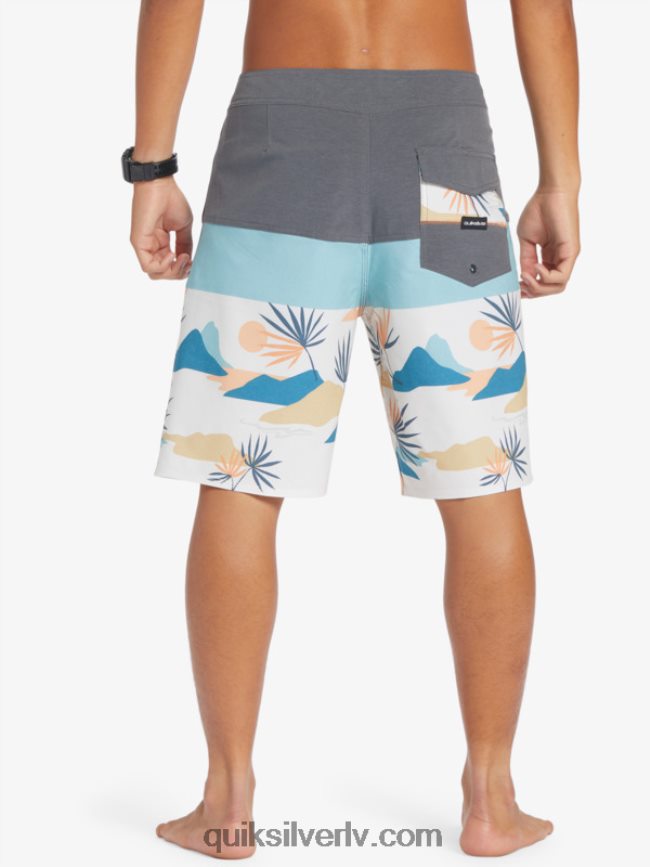 vīriešiem Quiksilver surfsilk panelis 20 dēļu šorti dzelzs vārti 88064R133