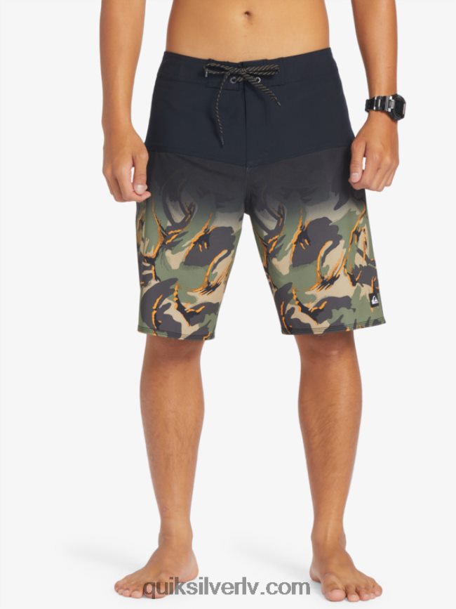 vīriešiem Quiksilver surfsilk panelis 20 dēļu šorti melns 88064R131