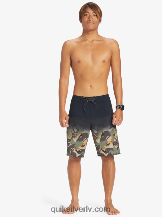 vīriešiem Quiksilver surfsilk panelis 20 dēļu šorti melns 88064R131