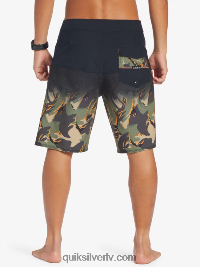 vīriešiem Quiksilver surfsilk panelis 20 dēļu šorti melns 88064R131