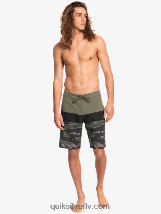 vīriešiem Quiksilver surfsilk panelis 20 dēļu šorti nokritis akmens 88064R1460