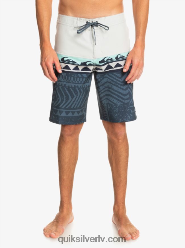 vīriešiem Quiksilver surfsilk panelis 20 dēļu šorti pelēka violeta 88064R135