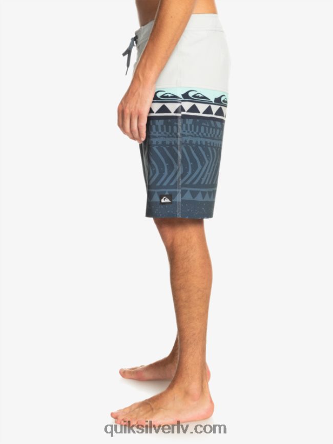 vīriešiem Quiksilver surfsilk panelis 20 dēļu šorti pelēka violeta 88064R135