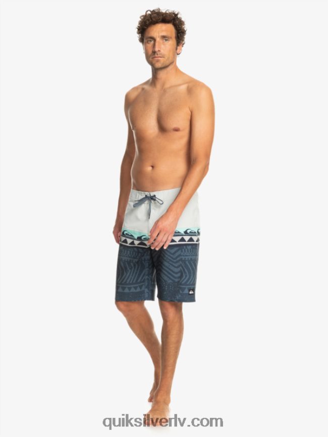 vīriešiem Quiksilver surfsilk panelis 20 dēļu šorti pelēka violeta 88064R135