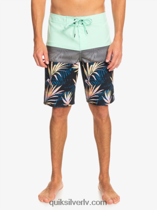 vīriešiem Quiksilver surfsilk panelis 20 dēļu šorti pludmales stikls 88064R134