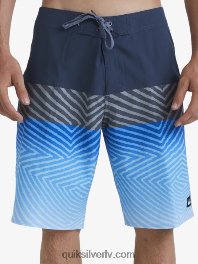 vīriešiem Quiksilver surfsilk panelis 20 dēļu šorti pusnakts flote 88064R128