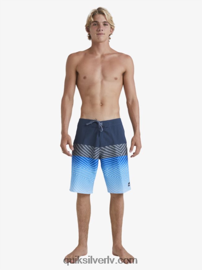vīriešiem Quiksilver surfsilk panelis 20 dēļu šorti pusnakts flote 88064R128